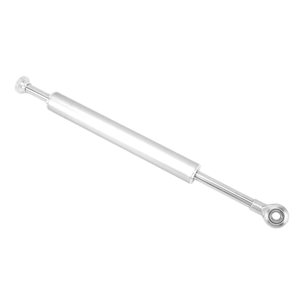 Motorcykel Styredæmper 330 mm Universal Aluminium Styredæmper Stabilisator til de fleste motorcykler Sølv