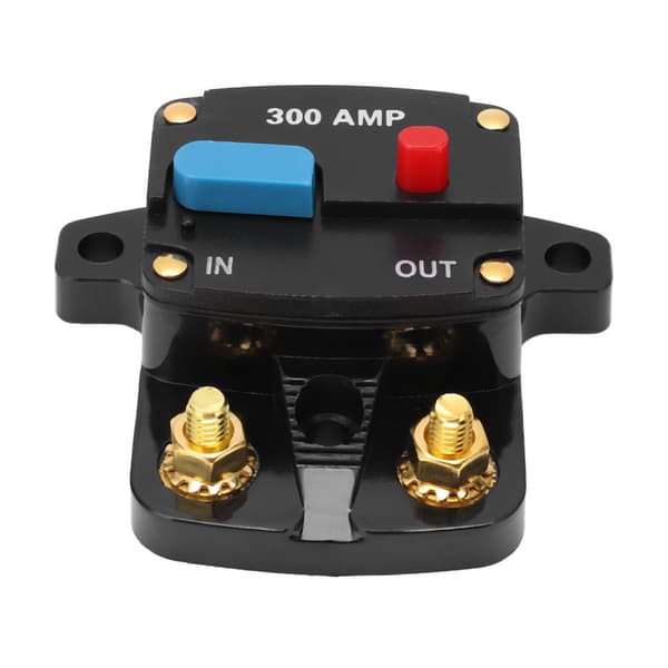Bil Audio Strømafbryder Manuel Reset Sikring Inline Inverter Holder til Bil Audio Stereo System Båd Lastbiler Busser 300A