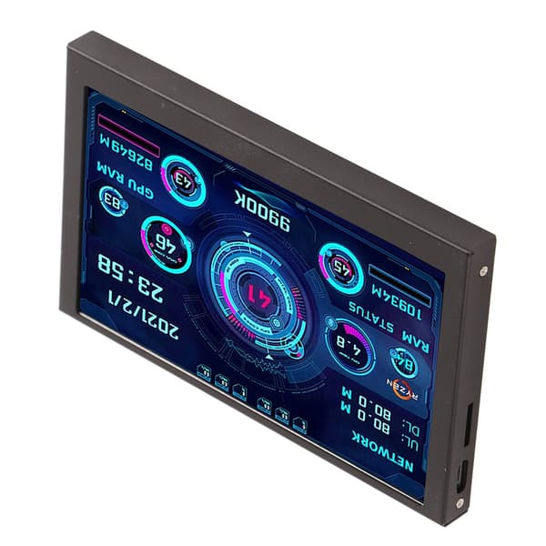 PC CPU GPU RAM -datanäyttö 5 tuuman IPS USB C -lämpötilanäyttö