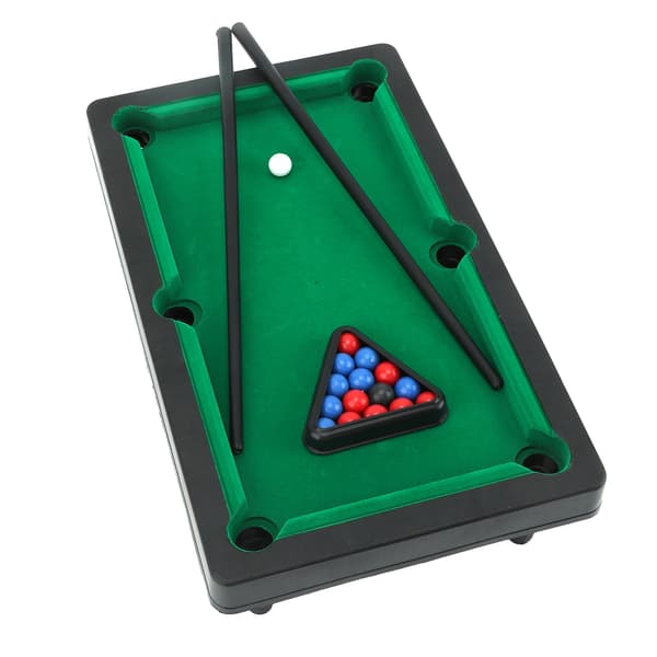 Mini Billardbord Interaktiv Simulation Miniature Pool Spil Sæt Skrivebordsdekoration