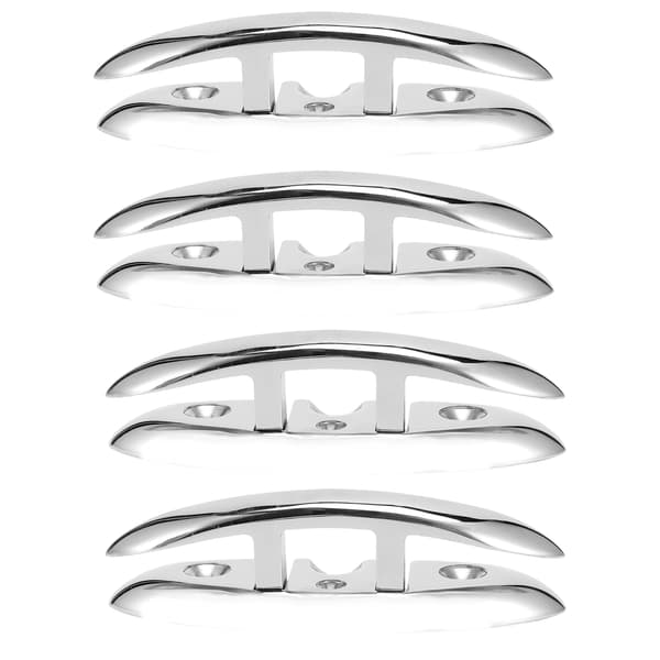 4-pak rustfrit stål foldbare marinebådsklamper 6x2,1 tommer