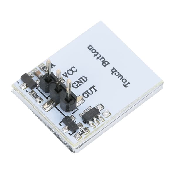 2st HTTM 2.7V 6V Kapacitiv Anti-Interferens Knappmodul Touch Switch Röd