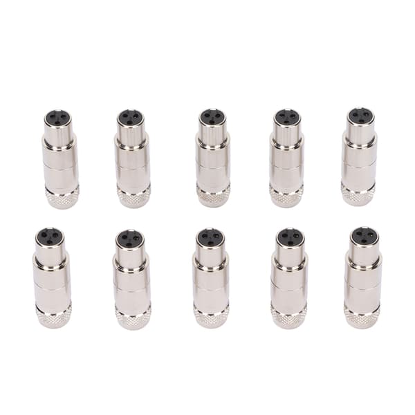 3-benet hun til han metal mini XLR-adapter mikrofonkabel monitorspeaker