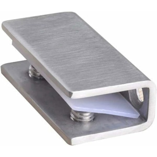 304 stempling firkantet klip wire drawing 8-12mm2pcs304 rustfrit stål glas sandwich panel klip egnet til værktøjsrum