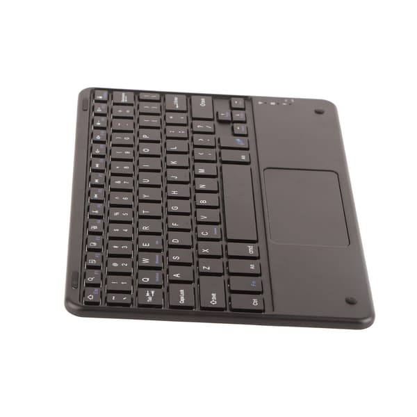 Bluetooth Trådløst Tastatur med Touchpad 78 Taster Ultra Tyndt Lydløst Tastatur til Android til Windows til iOS