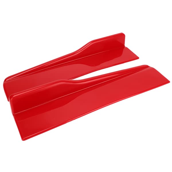 2 stk. bilsideskørt Anti-ridse Universal Winglets Diffuser Splitter til biler