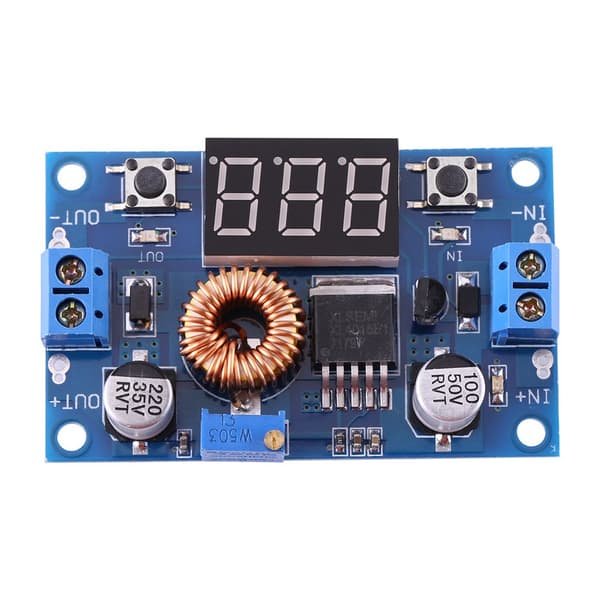 1. DC Buck Converter Spændingsregulator Step Down Modul 5A 4.0V til 38V Input 1.25V til 36V Output Justerbar