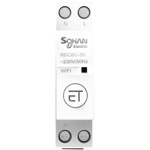 Hushållssmart Wifi-strömbrytare Fjärrtelefonapp Röststyrning Timing Switch, 1P(16-50A)