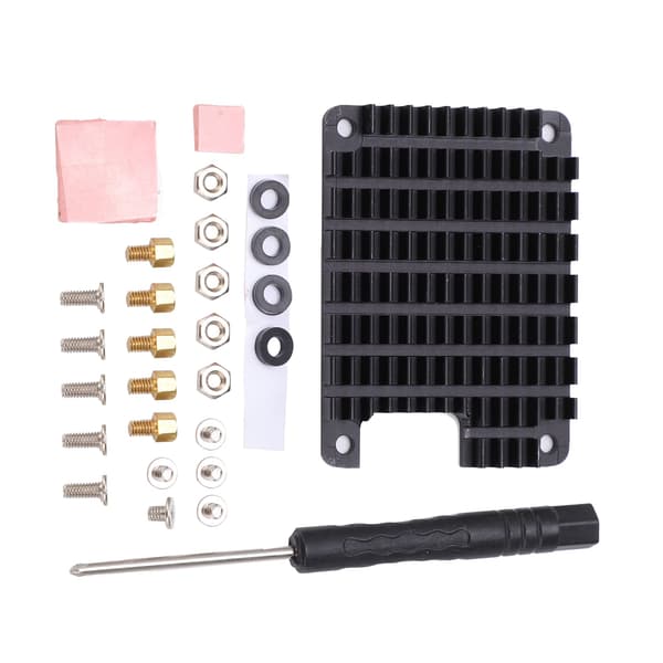 Raspberry Pi CM4 Køleventilator i aluminiumslegering med installationsværktøj Elektroniske dele