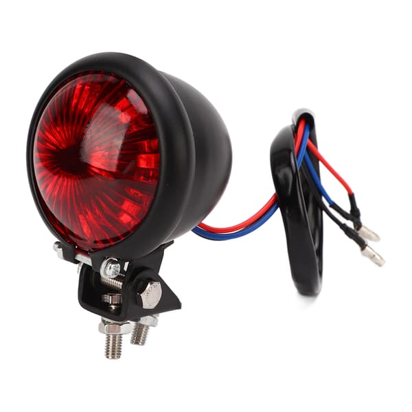 Universal 12V Motorcykel Retro Rund LED Bremselygte