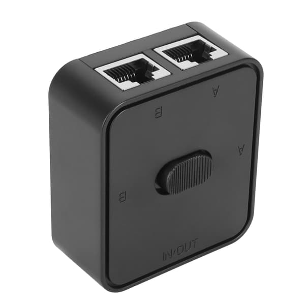 2 Port Gigabit Netværk Switch 10 100 1000Mbps 2 Ind 1 Ud 1 Ind 2 Ud PoE Extender Switch RJ45 Splitter Vælger Switch til Cat 6
