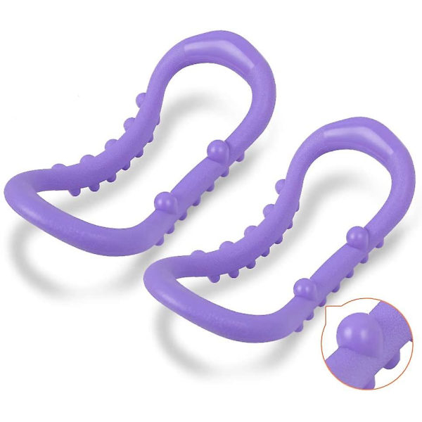 Avoselkäinen artefaktijoogasormus * 2 (iso purppura),