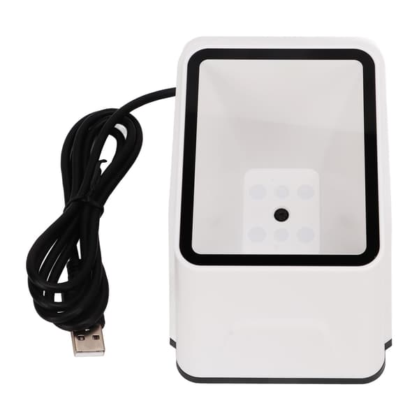 1D 2D Strekkodeskanner Ultra Dekoding Rask Respons Automatisk QR-kode Mobilbetaling Hvit
