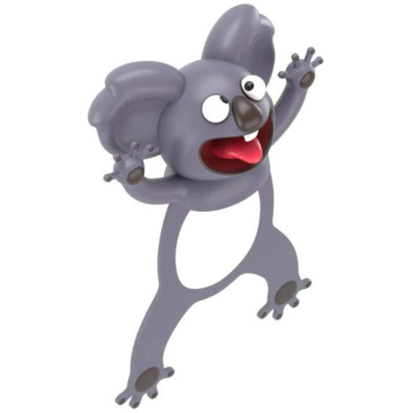 3D-stereoskooppinen eläinten kirjanmerkki (Australian koala),