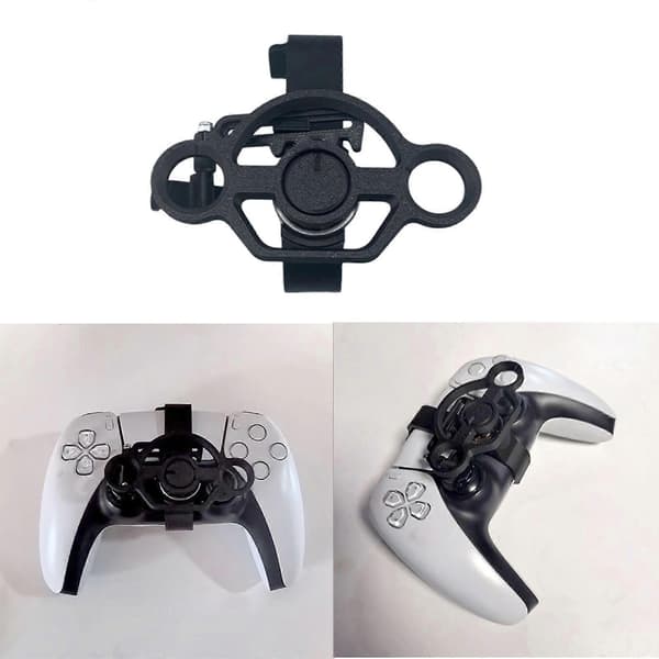 Spilltilbehør for Slim Controller Racing Game Wheel Controller Rattkontroller Erstatning Hvit Blanc