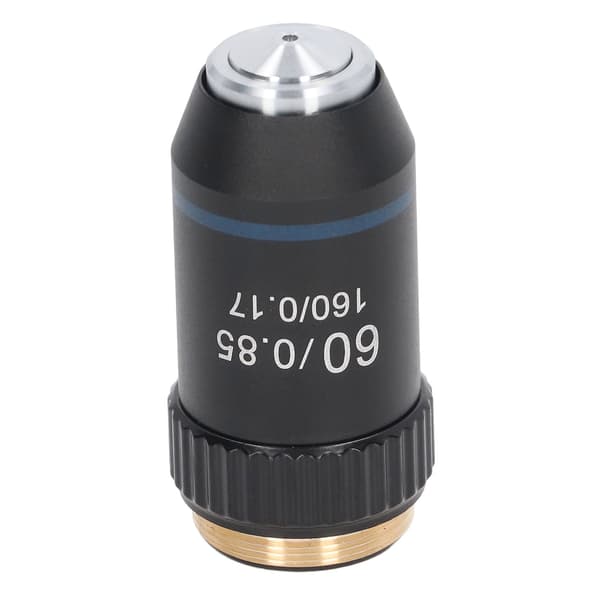 Akromatisk messing 60X mikroskoplins 20,2 mm til biologisk laboratorieinterface