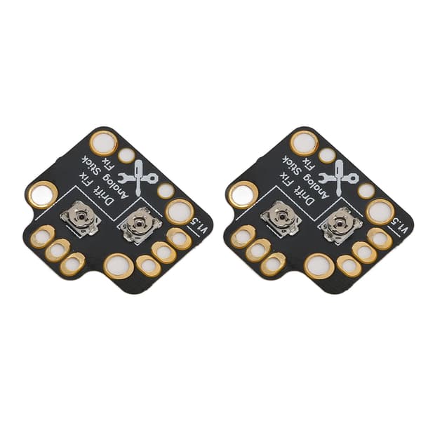2 st Reparationskort för Gamepad-Joystick Drift, Universal 3D Analog Stick Drift Fix Mod för Spelkontroller, Svart