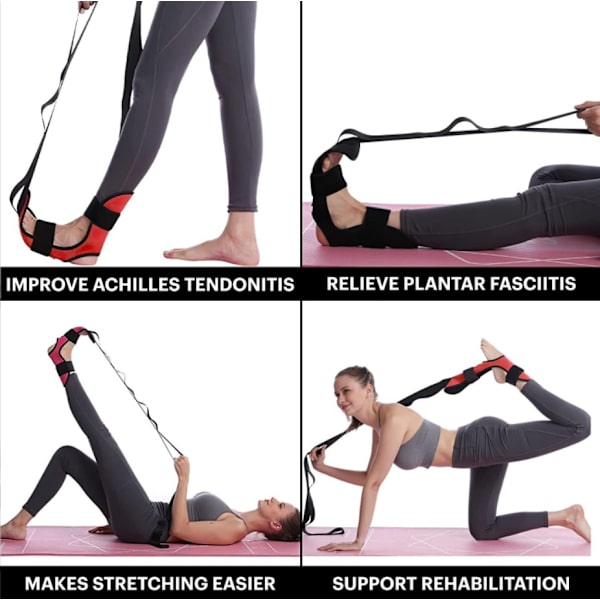 Rehabilitering Yoga Lajin Band (sort)