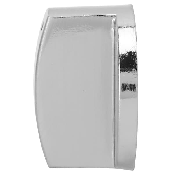 8mm Universal Köksspis Kontrollknapp Adapter Silver Zink Ring