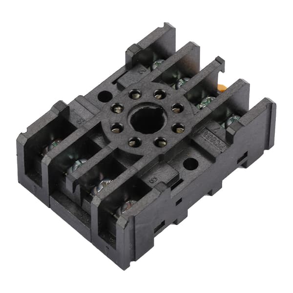 PF085A 300V 7A 8-Pin Reläsockel för DIN-skena