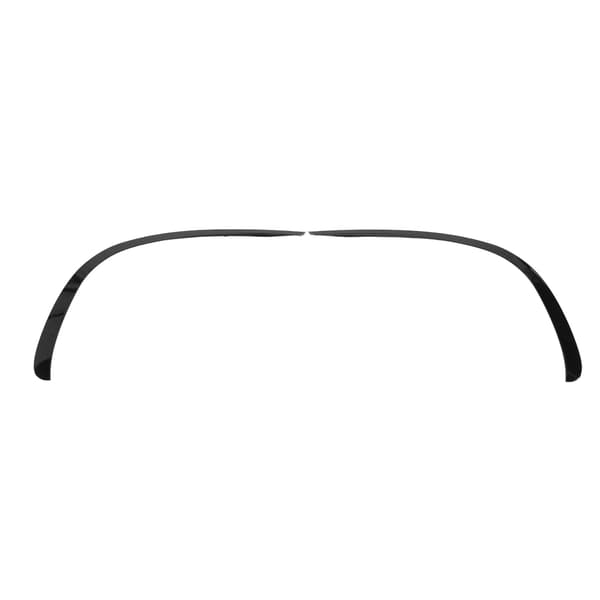 1 Par Forreste Kofanger Spoiler Trim Glans Sort Kofanger Splitter Diffuser Udskiftning til Benz CLS‑Klasse C257 AMG‑Line