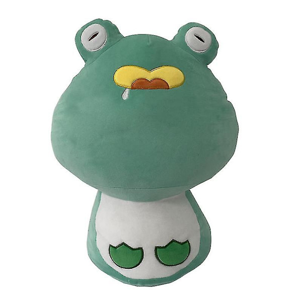 35 cm Blød Sød Mange Dyr Sort Katte Dyr Ko Frø Plyspude A Mushroom Frog