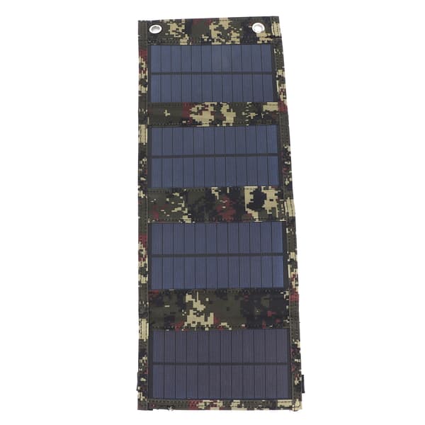 20W Sammenleggbart Solcellepanel Bærbar Cellader Monokrystallinsk Silikon USB-utgang IP65 Vanntett