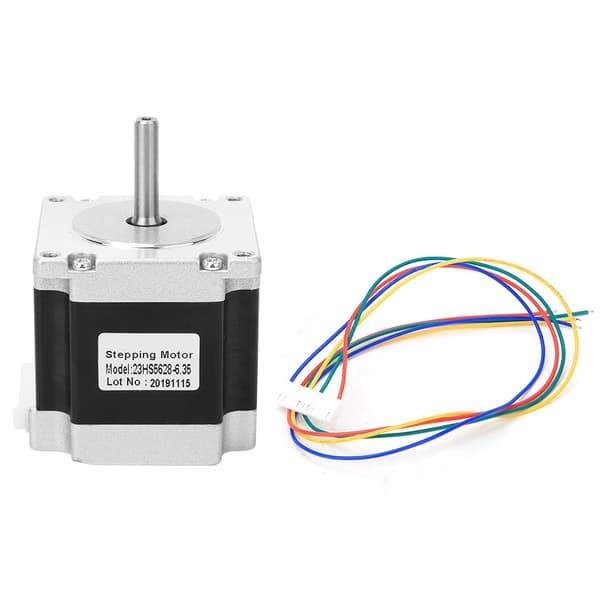 NEMA 23 Steppermotor 3D-printertilbehør med 4-pinners kabel 23HS5628 6,35 mm 8 mm skaftdiameter