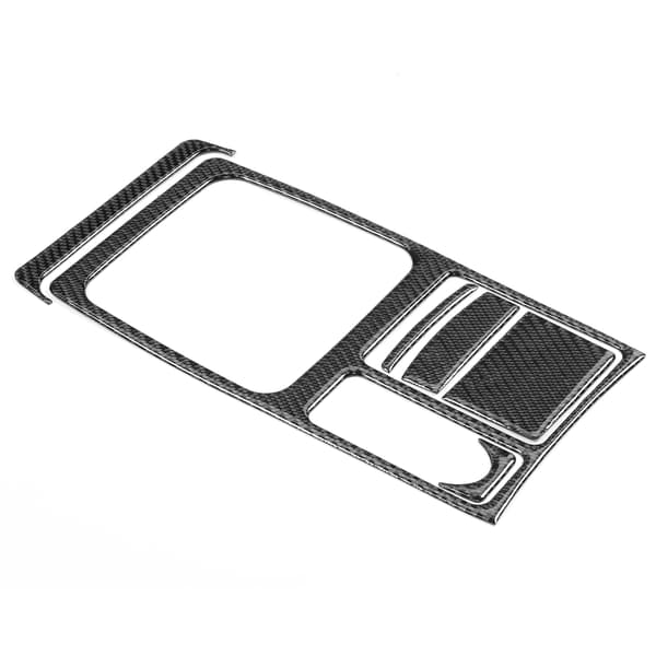 6-Lagers Kolfiber Interiör Växelpanel Skydd Medförare Kompatibel Mitsubishi Lancer GTS 2008-2016