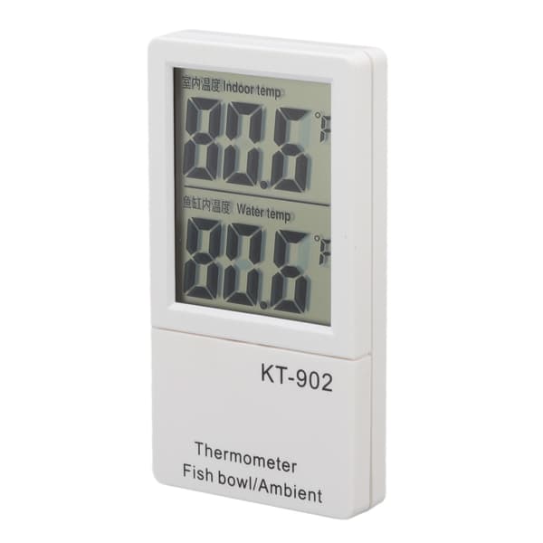 Digital Akvarium Termometer Ultralåg Strömförbrukning Elektronisk Akvarium Termometer KT902
