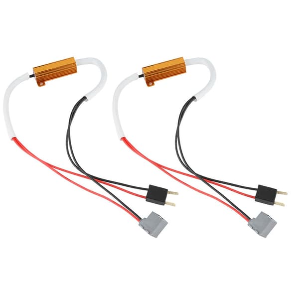 H7 LED-frontlysdekoder Anti-flimmermotstand Lastmotstand Dimmer Feilfjerner
