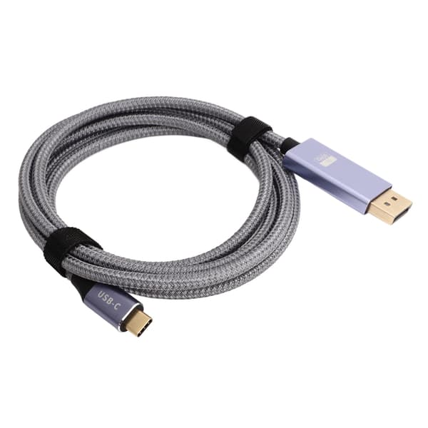 USB C til DisplayPort 1.4 Kabel 1.5m 4.9ft HD Videoledning til Bærbar Skærm Samme Skærm