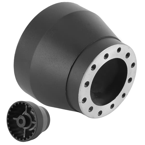 Ratstyrenav Adapter Boss Kit Aluminium Legering Slidstærk Sort Passer til E30 Alle Køretøjer