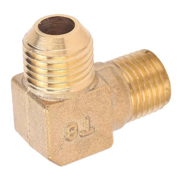Messing Luftkompressor Adapter 90 Graders Gjenget Tilkobling 13mm x 14mm