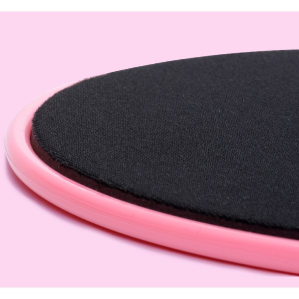 Fitness Glidplatta, Hem Yoga Fettreducerande Magmuskel Glidmatta, Dubbelsidig stabilitetsträning Speed ​​Skating Mat (Gul),