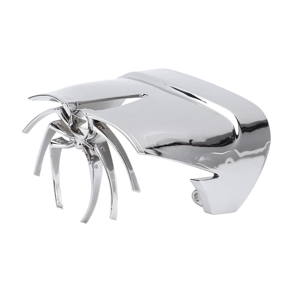 Forkromet Motorcykel Baglygtebeskytter Rustbestandig Spider Design