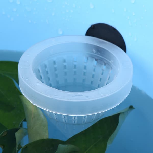20 st levande röda maskar fiskmat akvarium matarkon med sugpropp