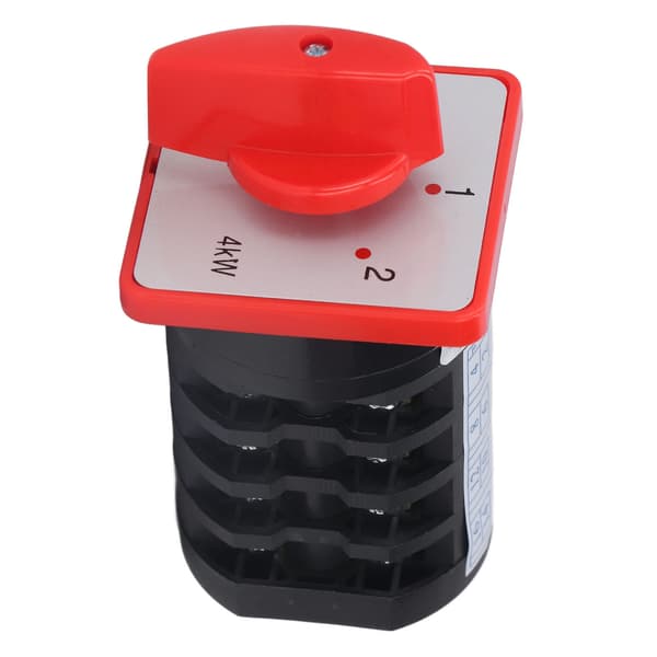 BERM Kamströmställare 4 Terminaler 3 Positionskontroll Rotary Selector AC380V 20A