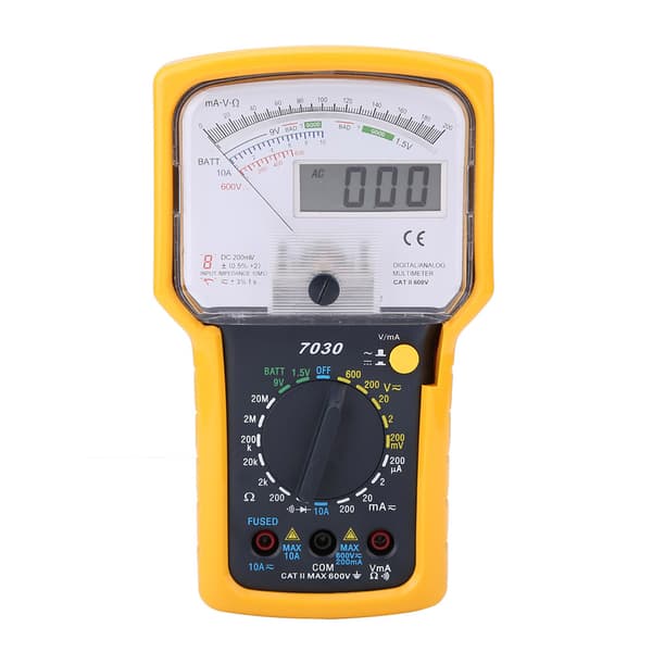 KT7030 Högkänslig Högprecisions Analog Digital Dubbel Display Multimeter