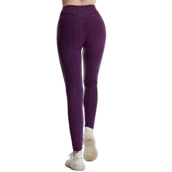 Kvinders højtaljede Super Stretch Leggings Purple XL