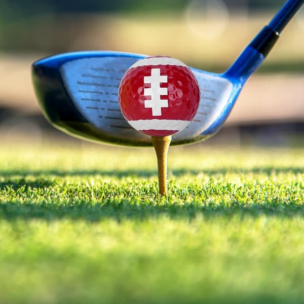6 stk. Bærbare Golfbolde Sportsøvelse Gavebolde Tilbehør til Konkurrencebrug