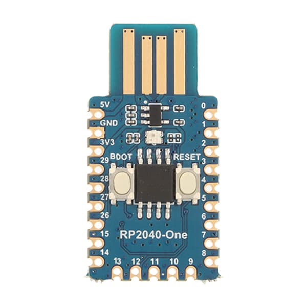 Raspberry Pi Pico RP2040 Microcontroller Dual Core 4MB Flash USB A Port Udvidelseskort