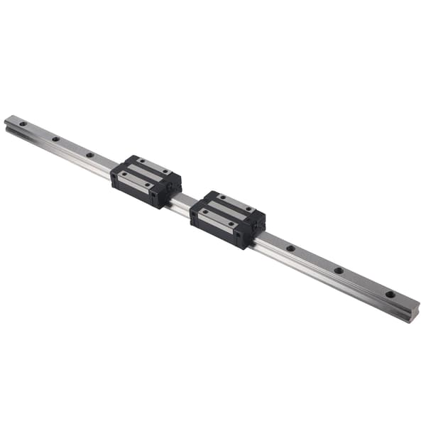 HGR20 Lineær Guide Skinne 600mm Længde 2 Vogn Lejeblokke