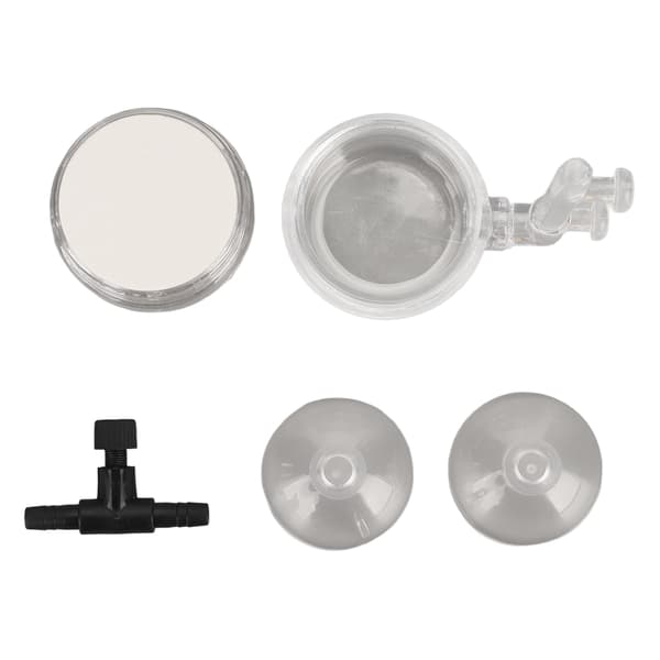 Lavtryks Gennemsigtig Glas Akvarium Boblesten Diffuser Akvarium Iltforfiner