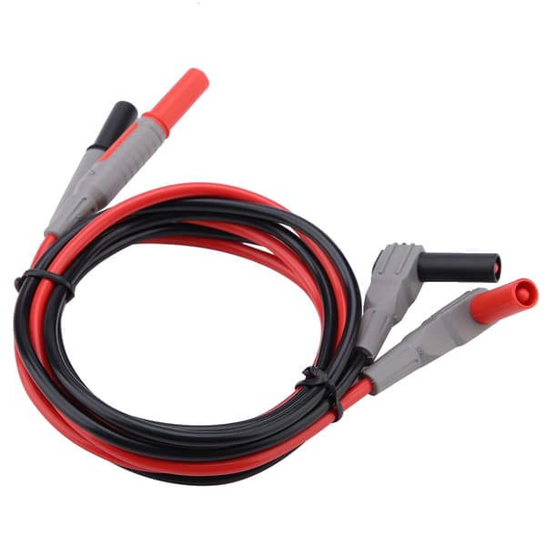 P1300D Digital Multimeter Testkablar med Krokodilklämmor Utbytbara Sondspetsar