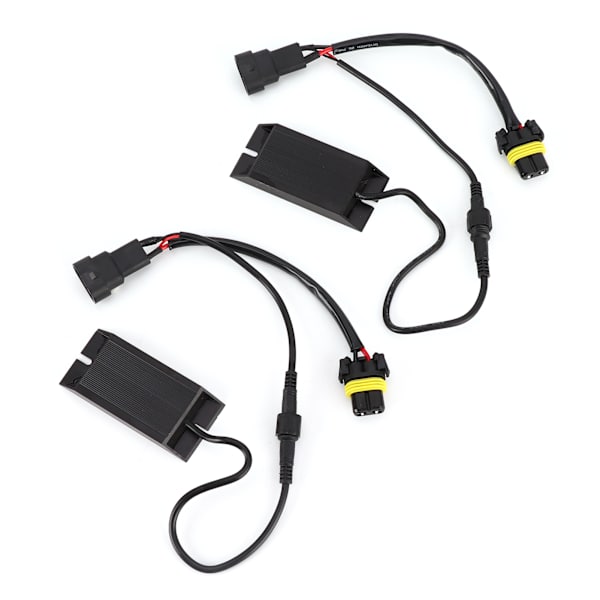 Par Car Light Split Resistens Dekoder 9006 Sockel Hög Effekt med Låg Arbetsvärme DC 12V