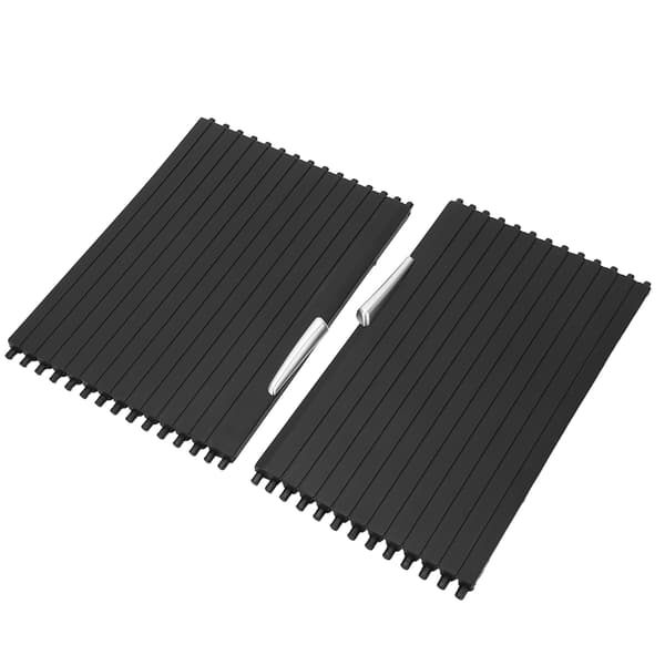 2 stk Senterkonsoll Rullgardin Deksel 51166954943 Gummiutskifting for E70 X5 SAV 2007‑2013