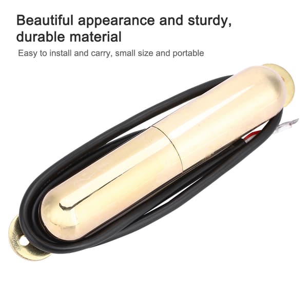 Alnico V Guld Single Coil Elgitarr Pickup Läppstiftrör