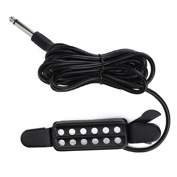 12 Lydhull Magnetisk Pickup Transduser for Akustisk Gitar Tilbehør