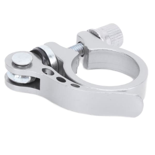 Snabbkopplingssadelklämma i aluminiumlegering 3cm Silver för mountainbikes